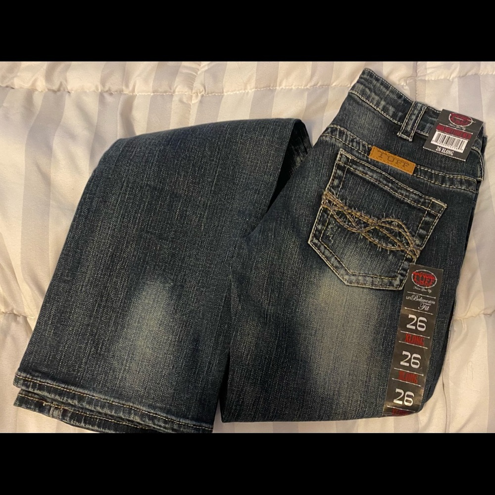 Cowgirl Tuff Don’t Fence Me In Dark wash